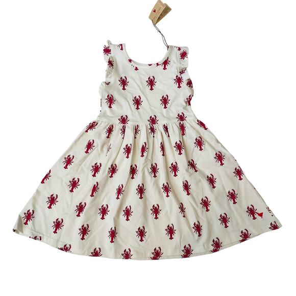 NWT Pink Chicken 5Y Organic Lobster Kelsey Dress